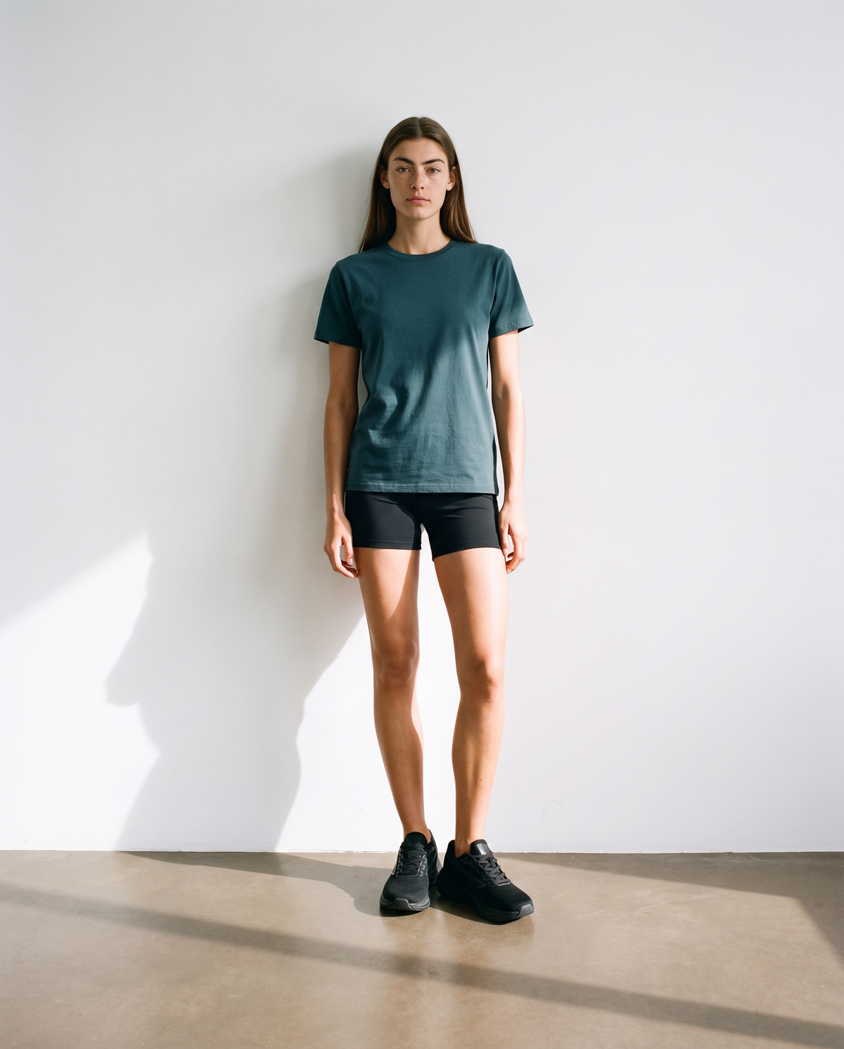 Leo Unisex Cotton Tee – Relaxed Fit Petrol