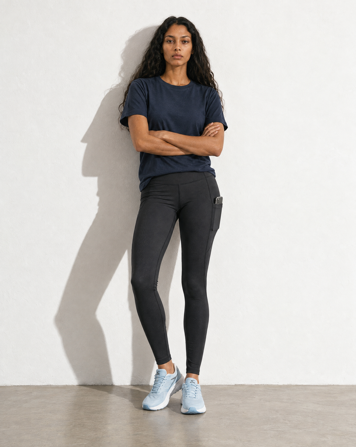 Leo Unisex Cotton Tee – Relaxed Fit Navy
