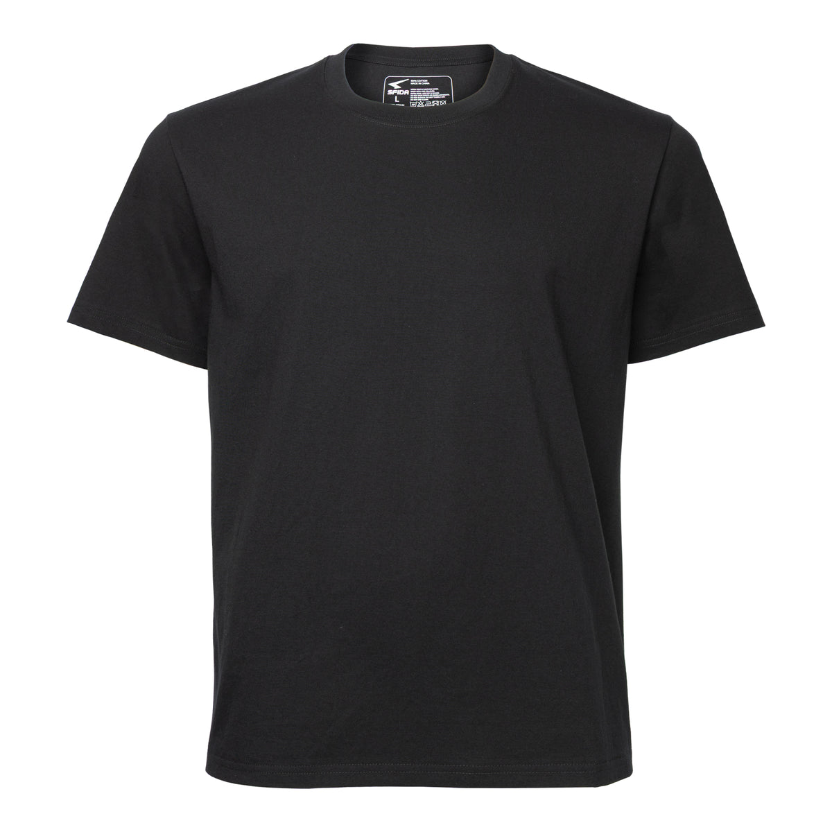 Leo Unisex Cotton Tee – Relaxed Fit Black