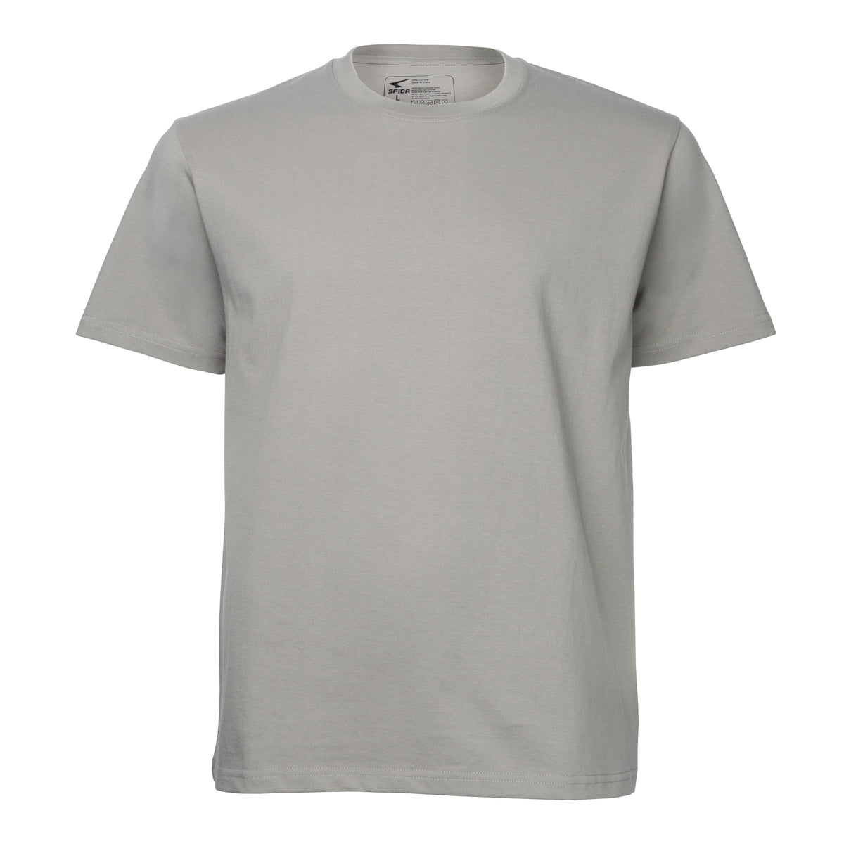 Leo Unisex Cotton Tee – Relaxed Fit Grey