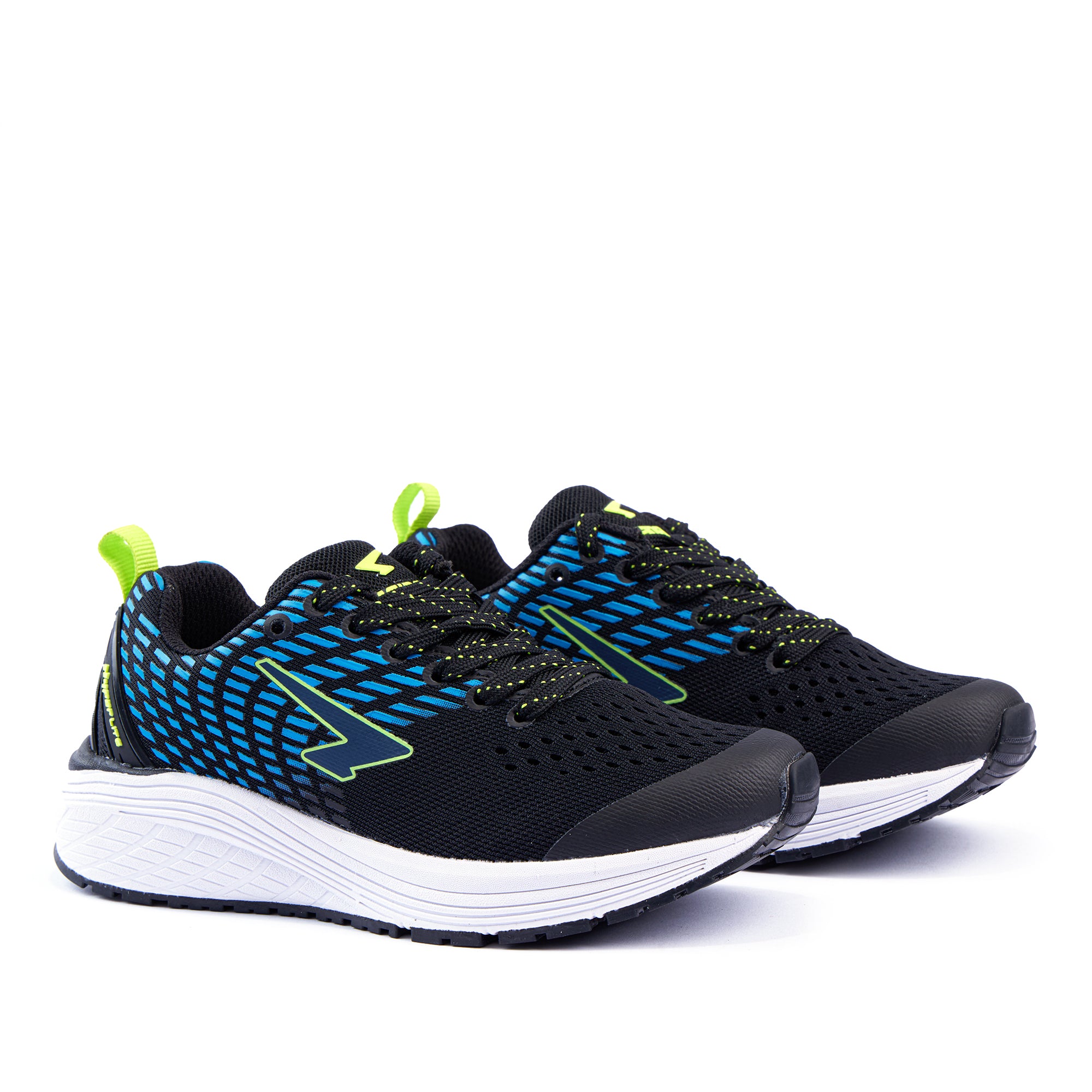 Monsoon Boys - Black/Blue/Lime Lace