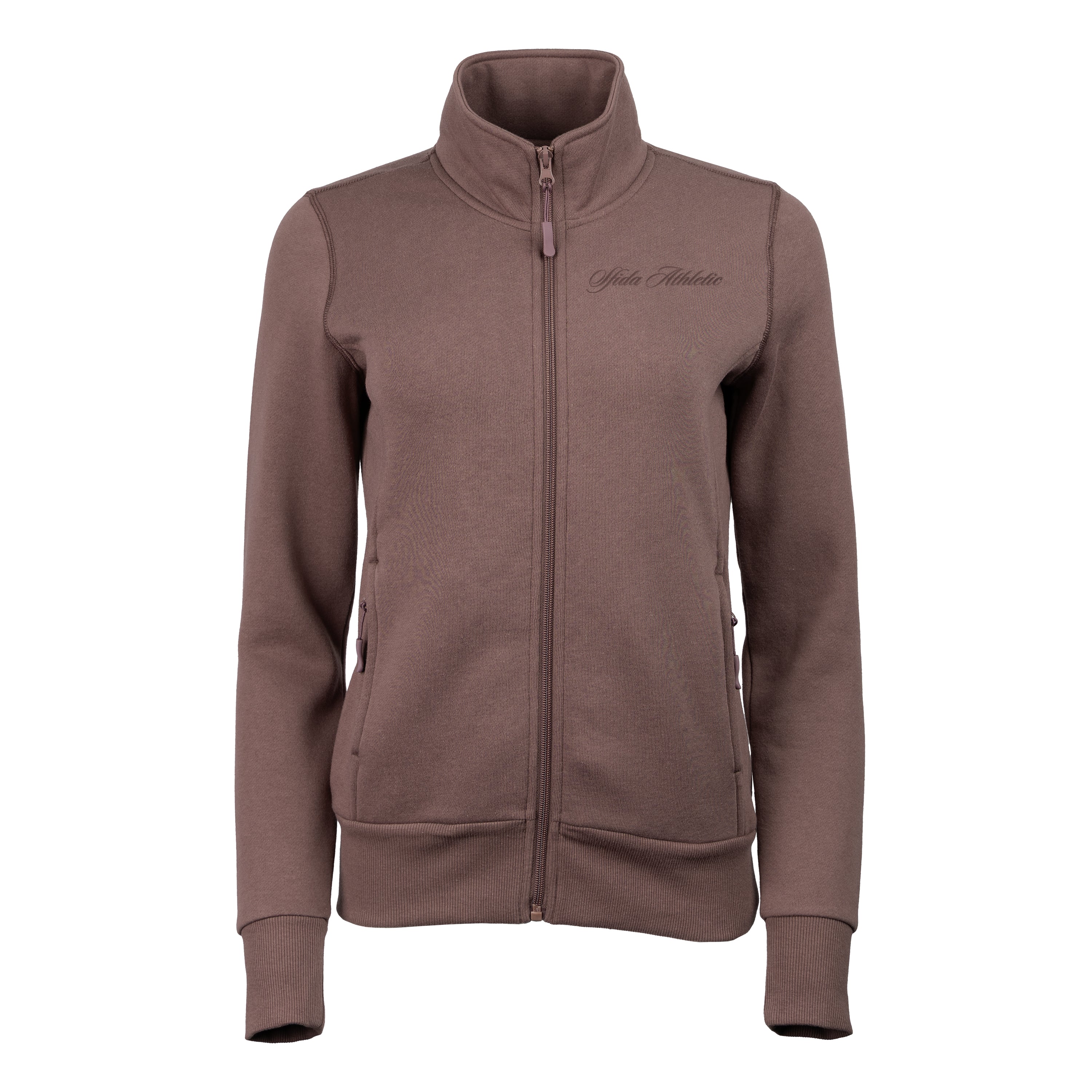 Ladies Nara Full Zip Collar Jacket - Cocoa