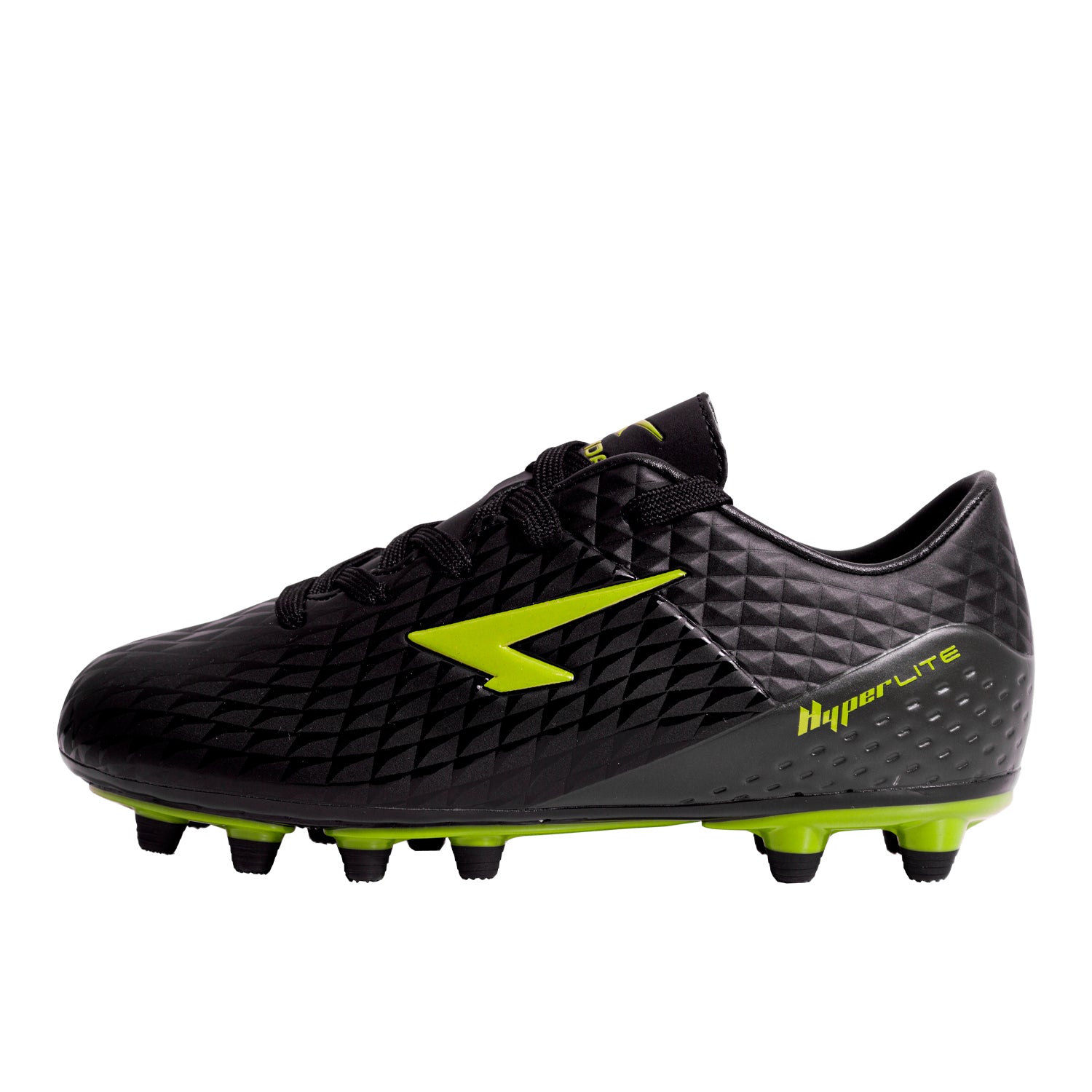 Nitro Junior Football Boots - Black/Lime