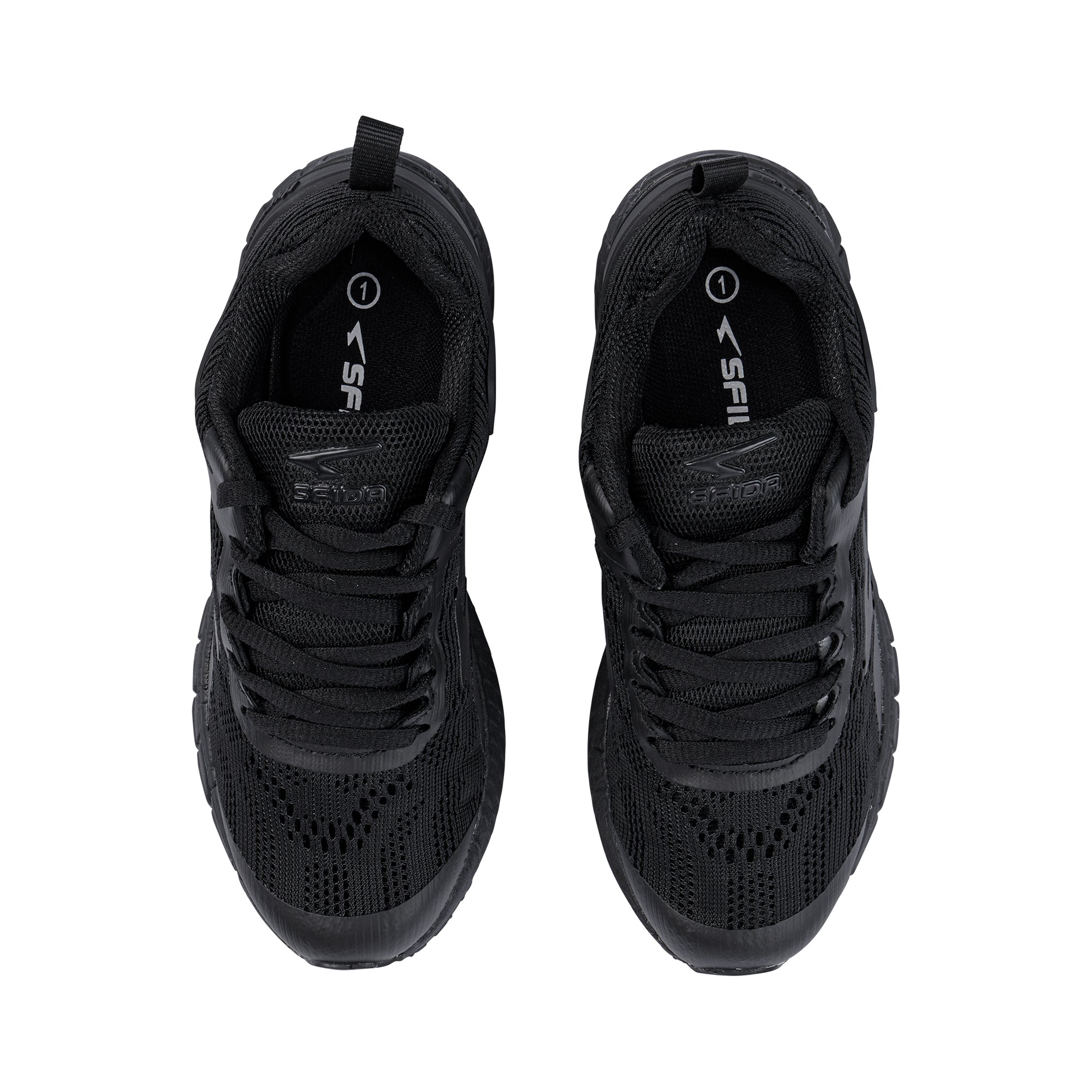 Onyx Boys Runners Lace - Black