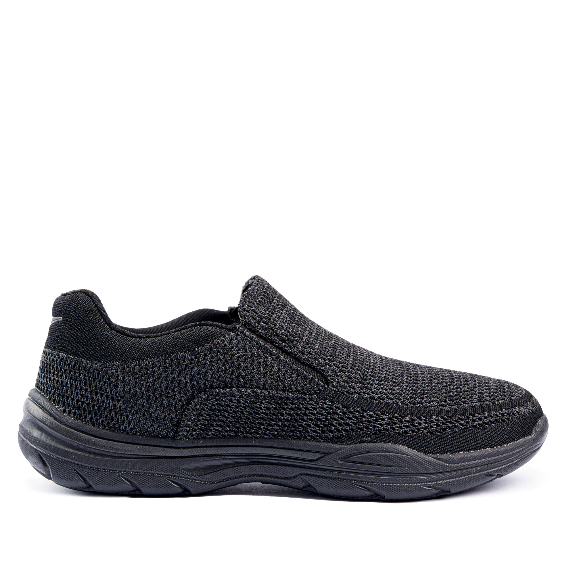 Pacific Mens Slip On Runner - Black/Grey