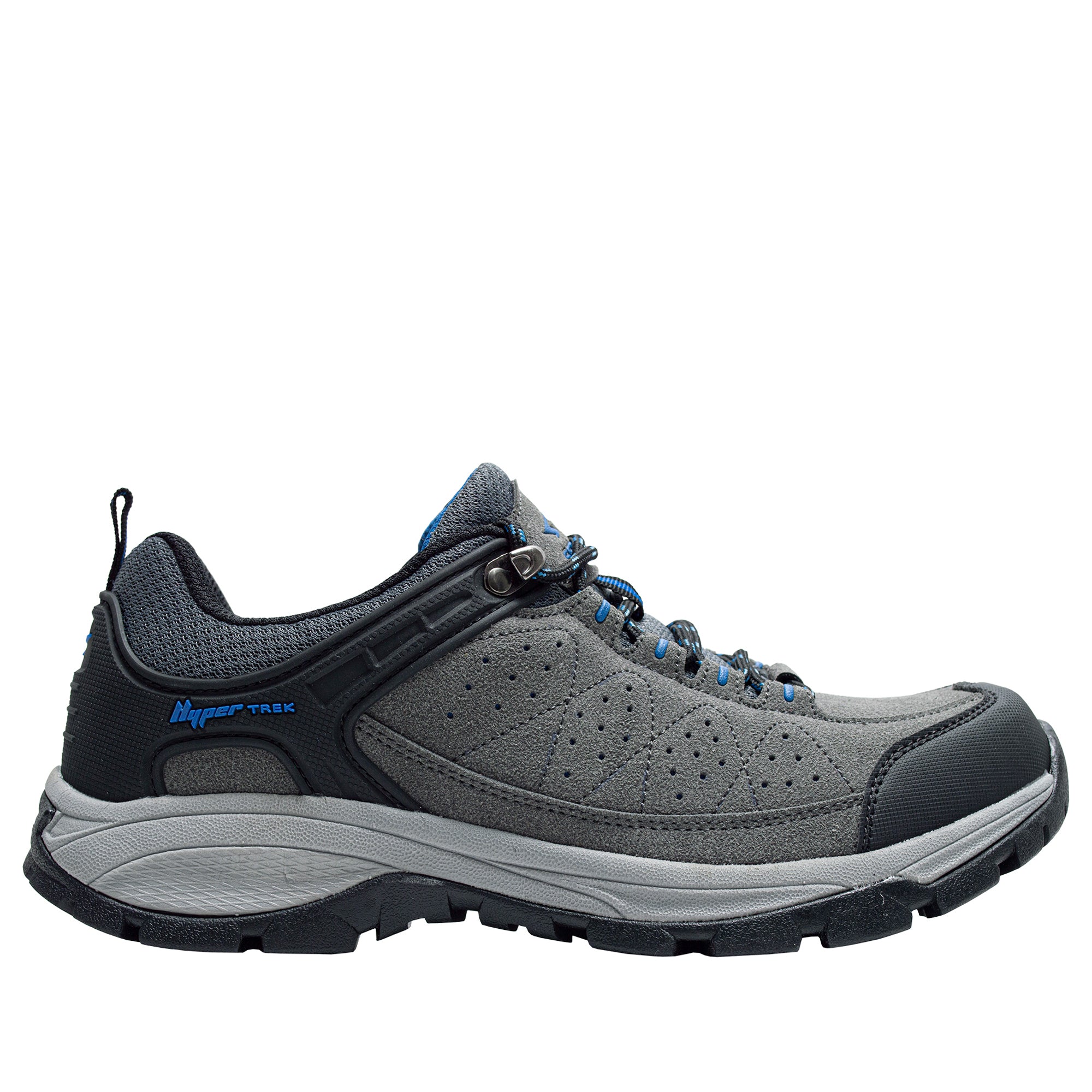 Pioneer Mens Lace Up Runner Charcoal/Black