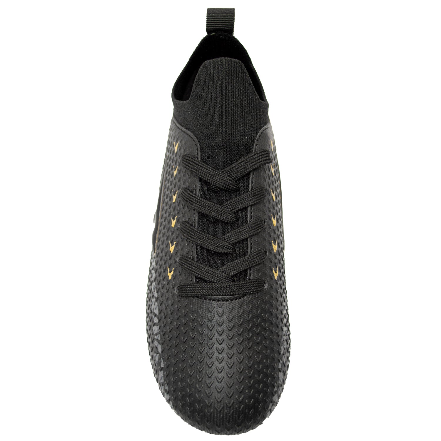 Precision Junior Sock Football Boots - Black/Gold