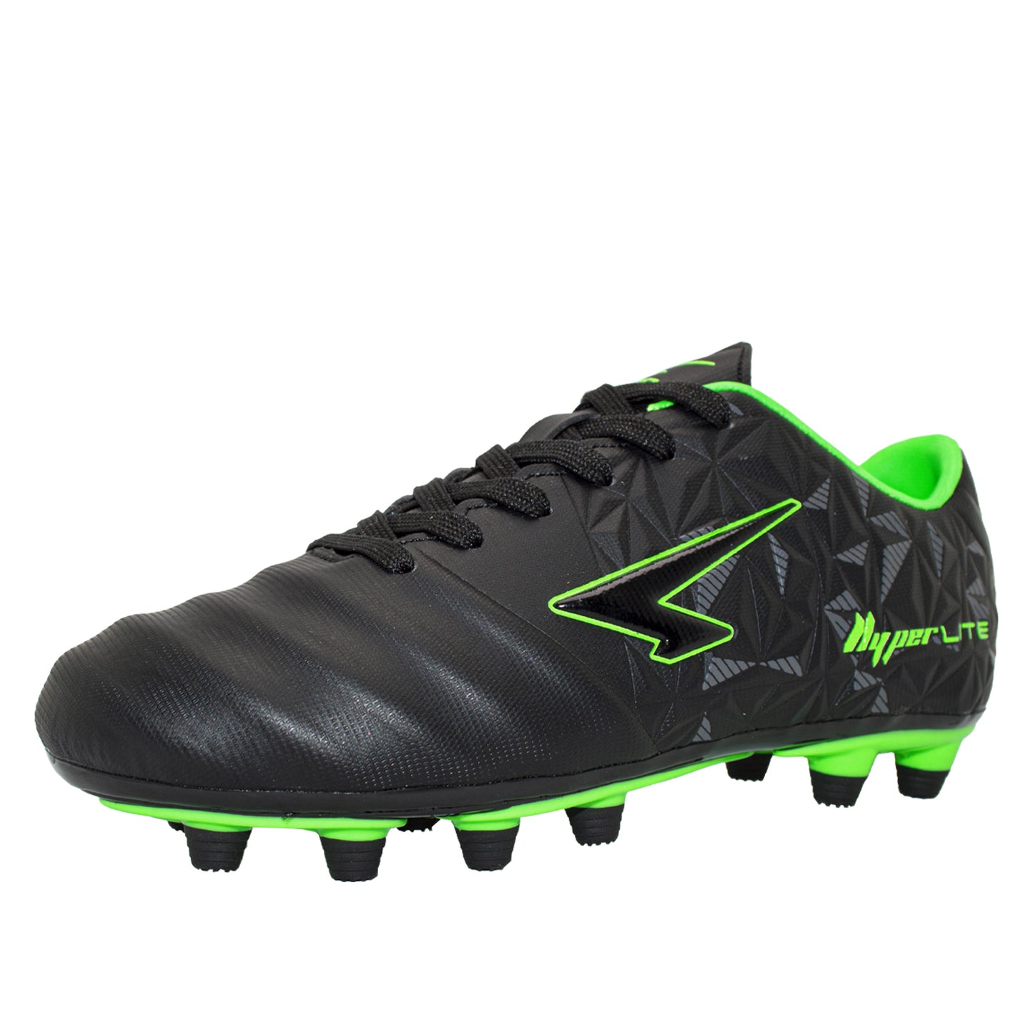Prism Senior Football Boots - Black/Green