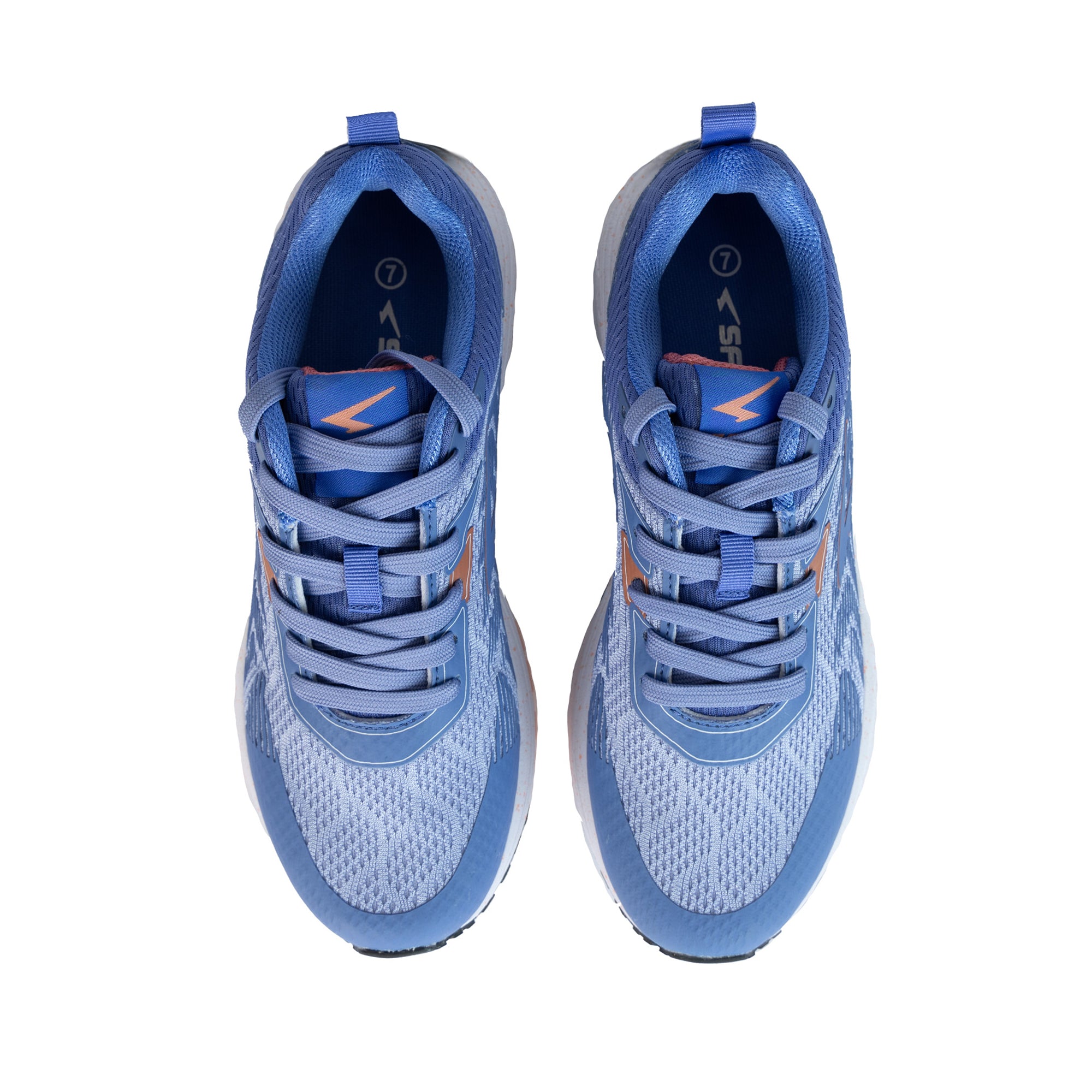 Prota Ladies Lace Up Runner - Blue/Coral