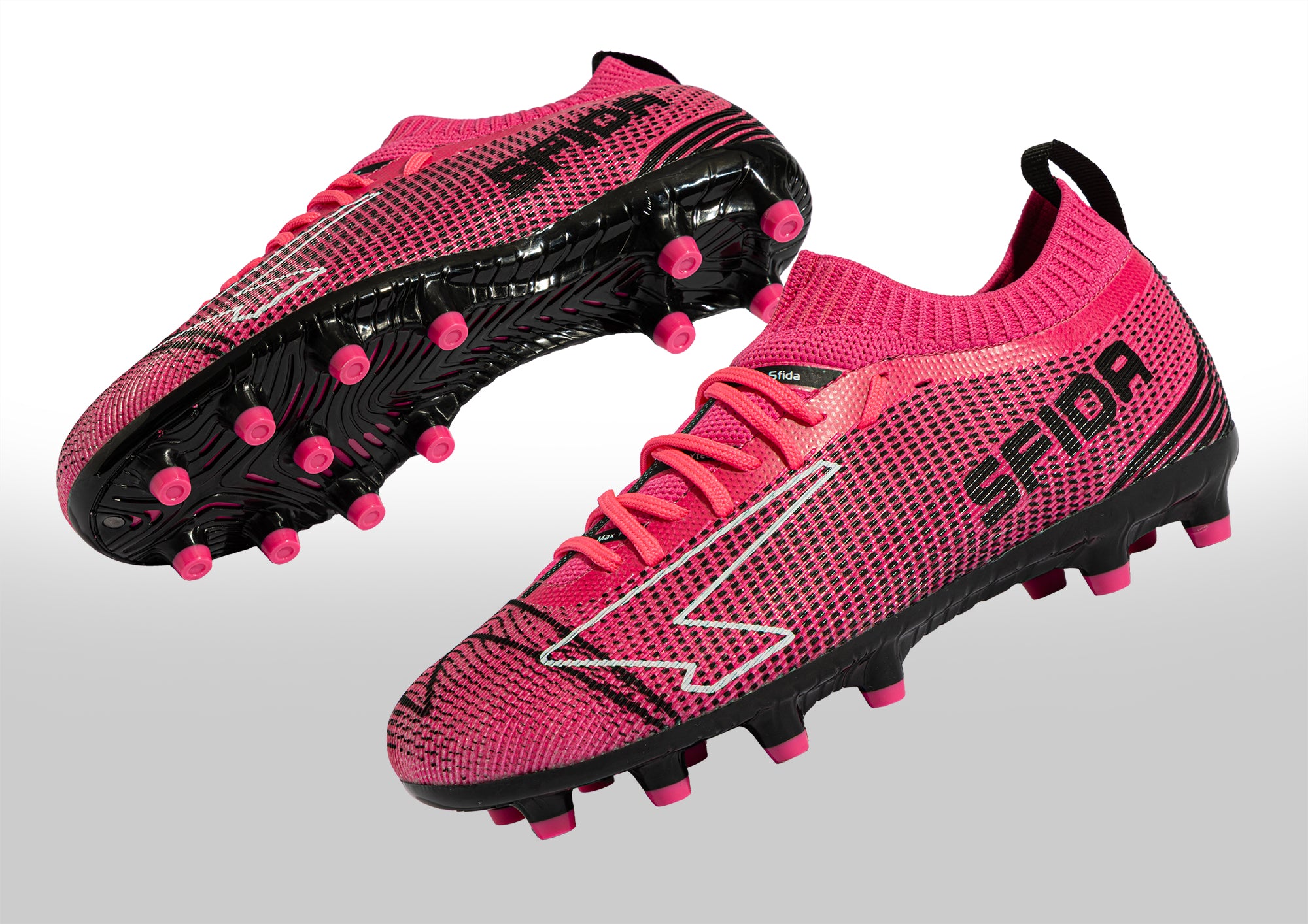 Pulse Junior Sock Football Boots - Pink