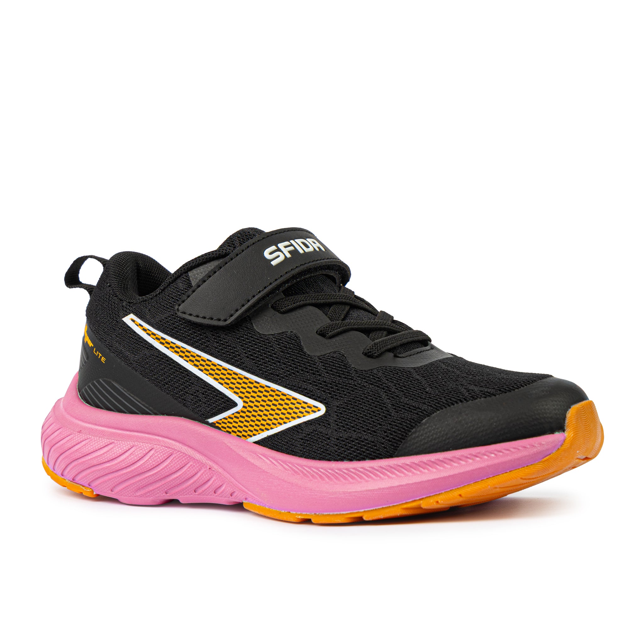 Switch Girls Runner - Black/Pink V Strap