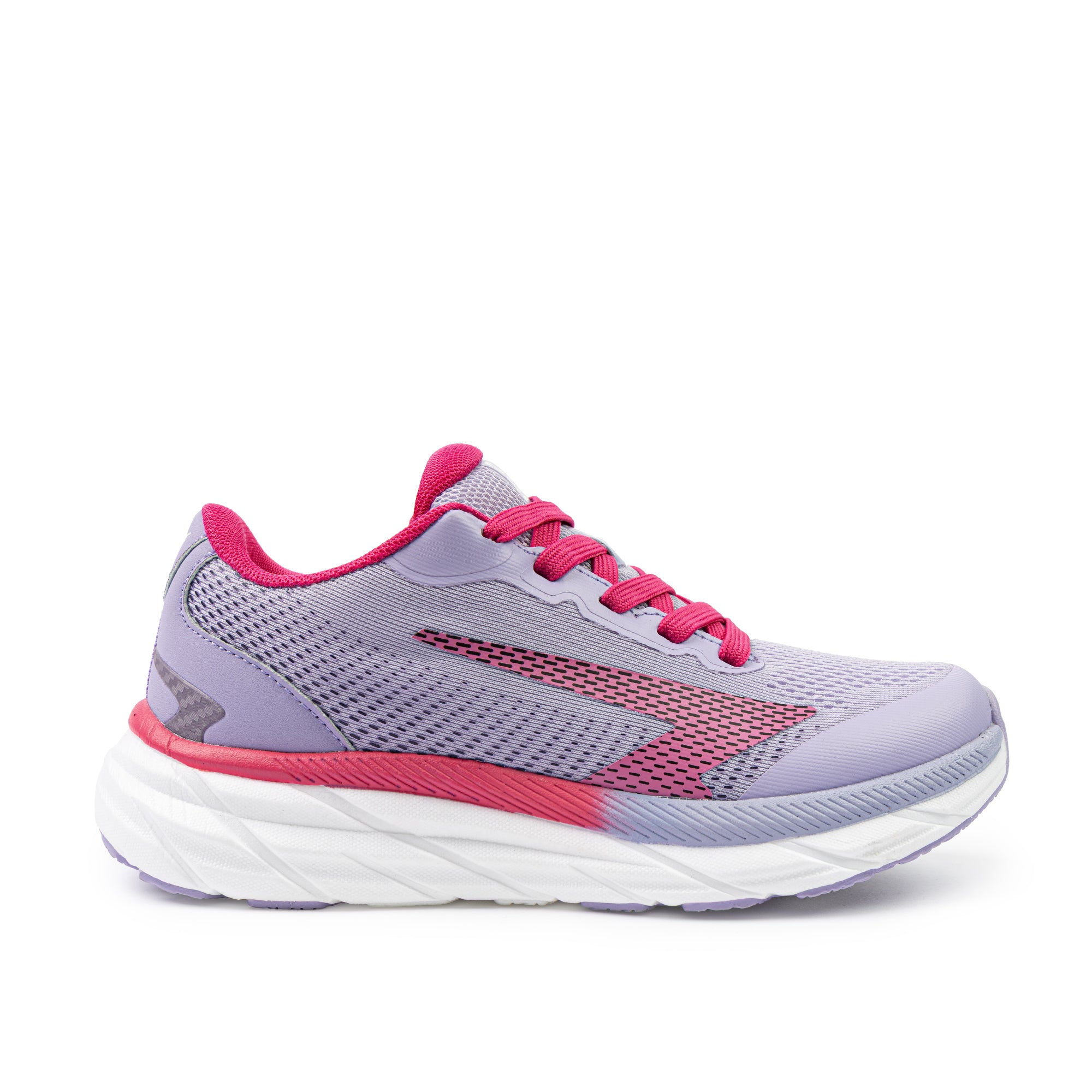 Tempo Girls Lace Up Runner - Lilac/Fuchsia