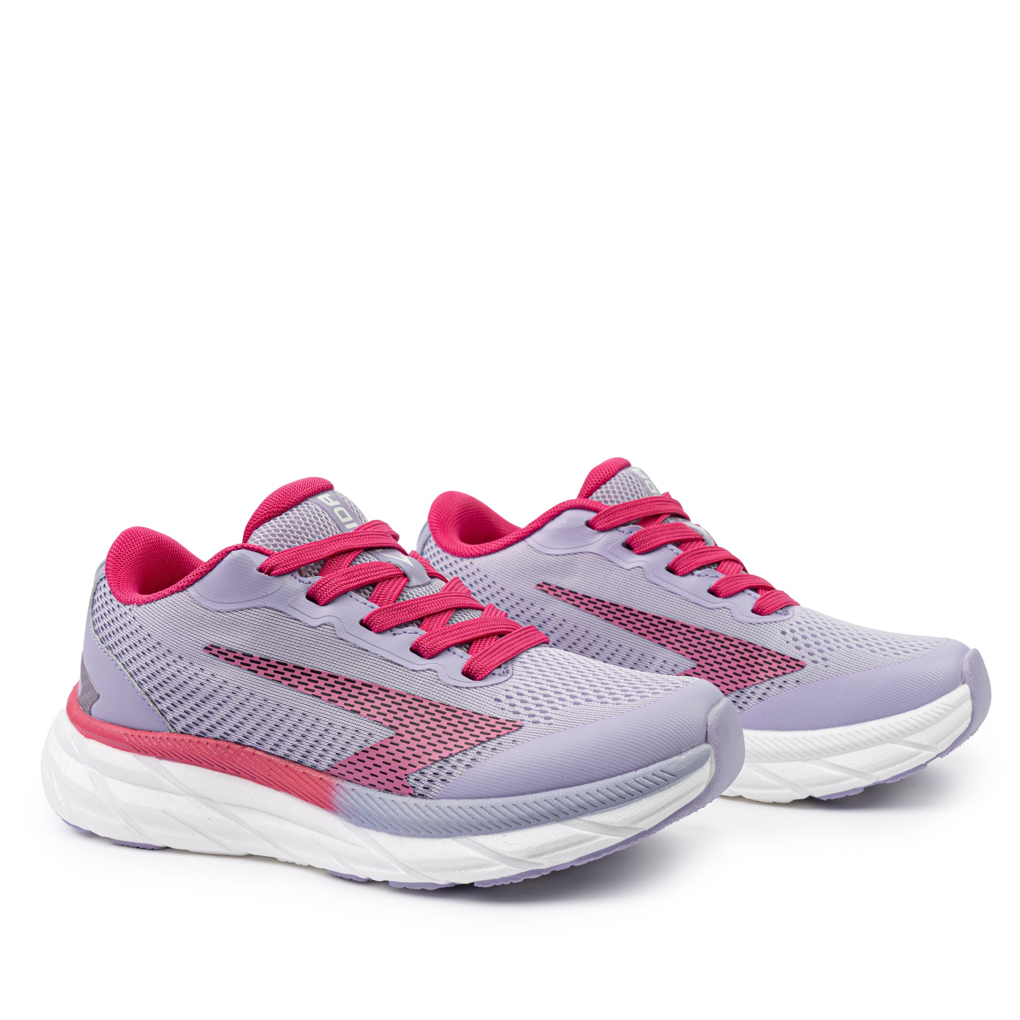 Tempo Girls Lace Up Runner - Lilac/Fuchsia