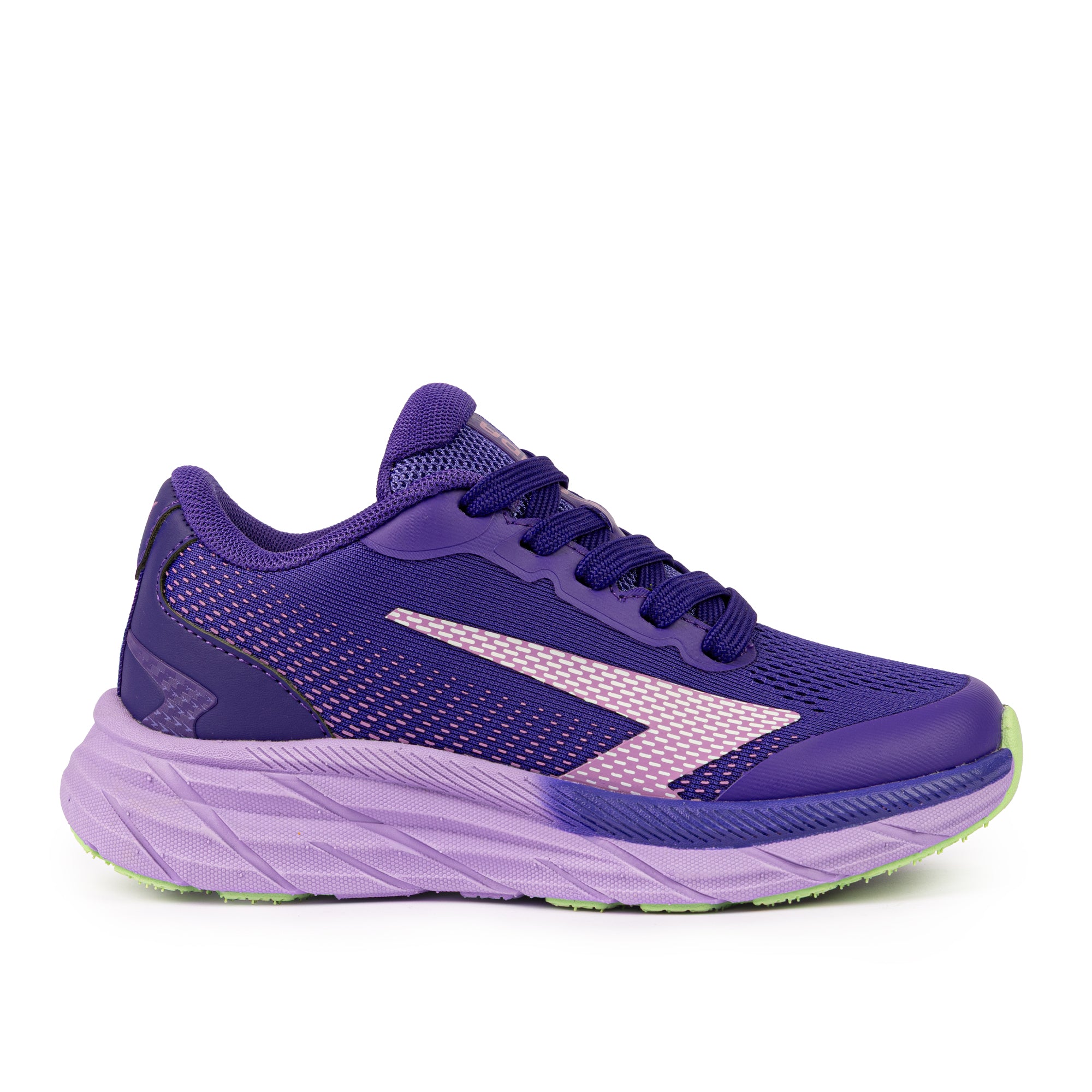 Tempo Girls Lace Up Runner - Purple