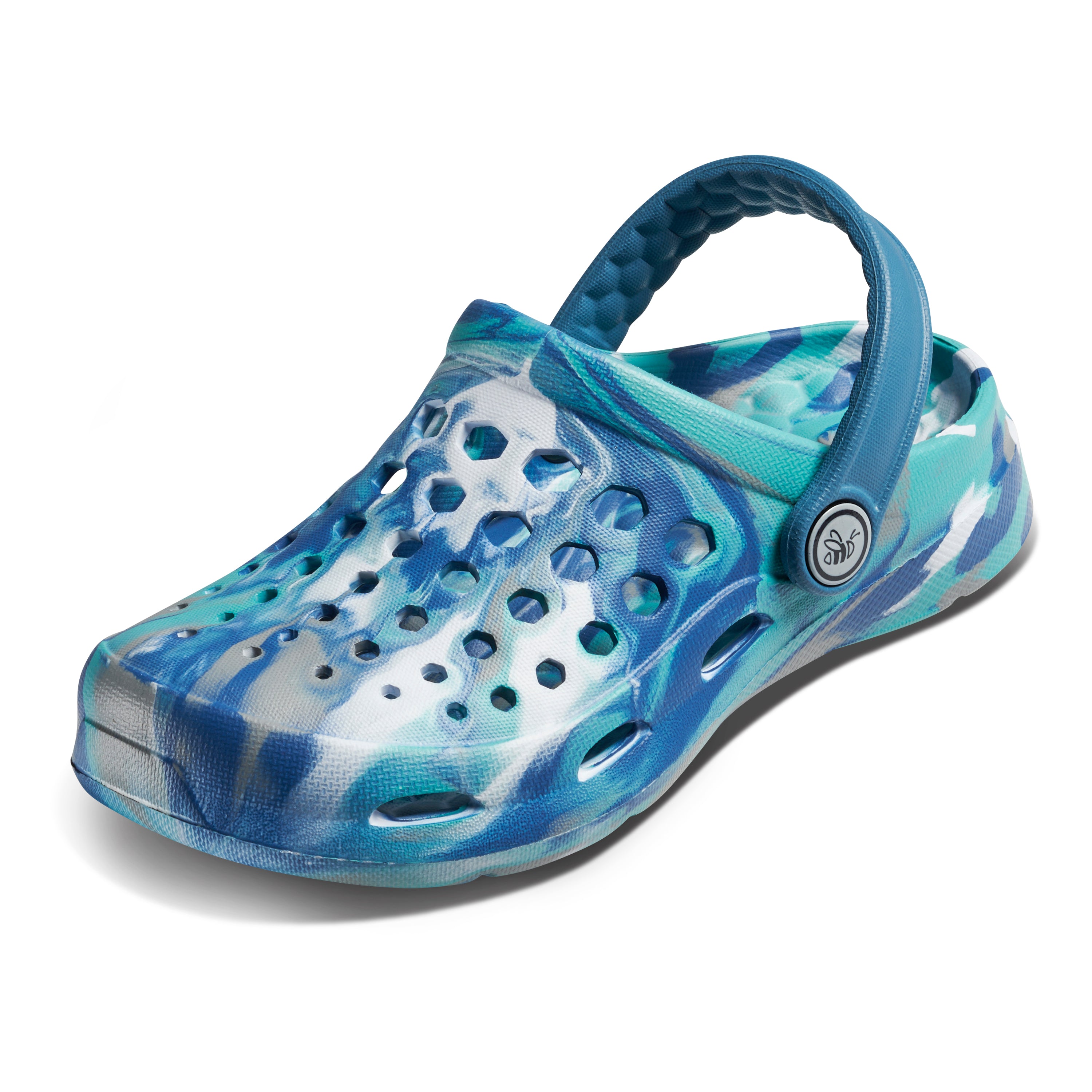 Kids Active Clog - Marbled Rapids Blue