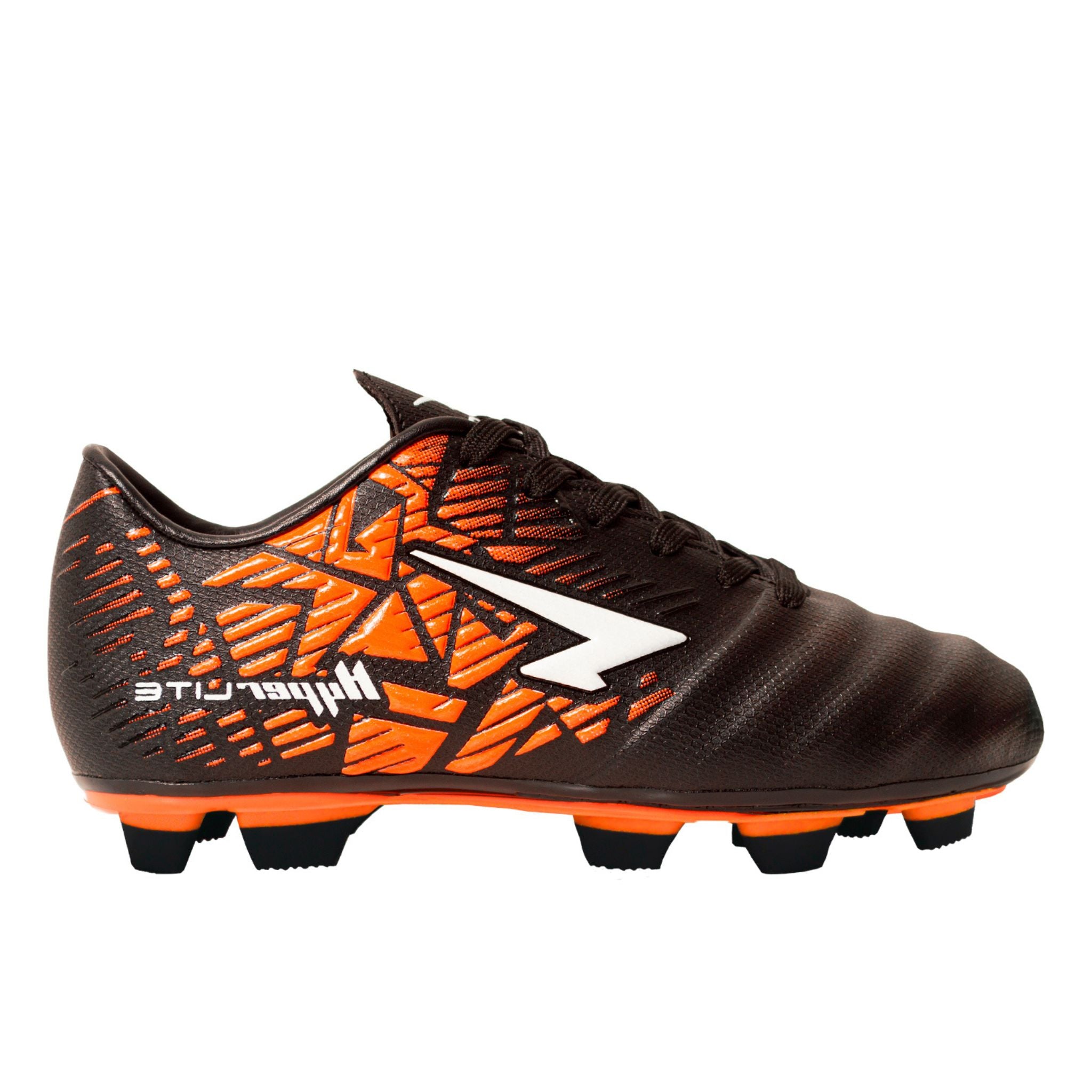 Rapid Senior Football Boots - Black/Orange