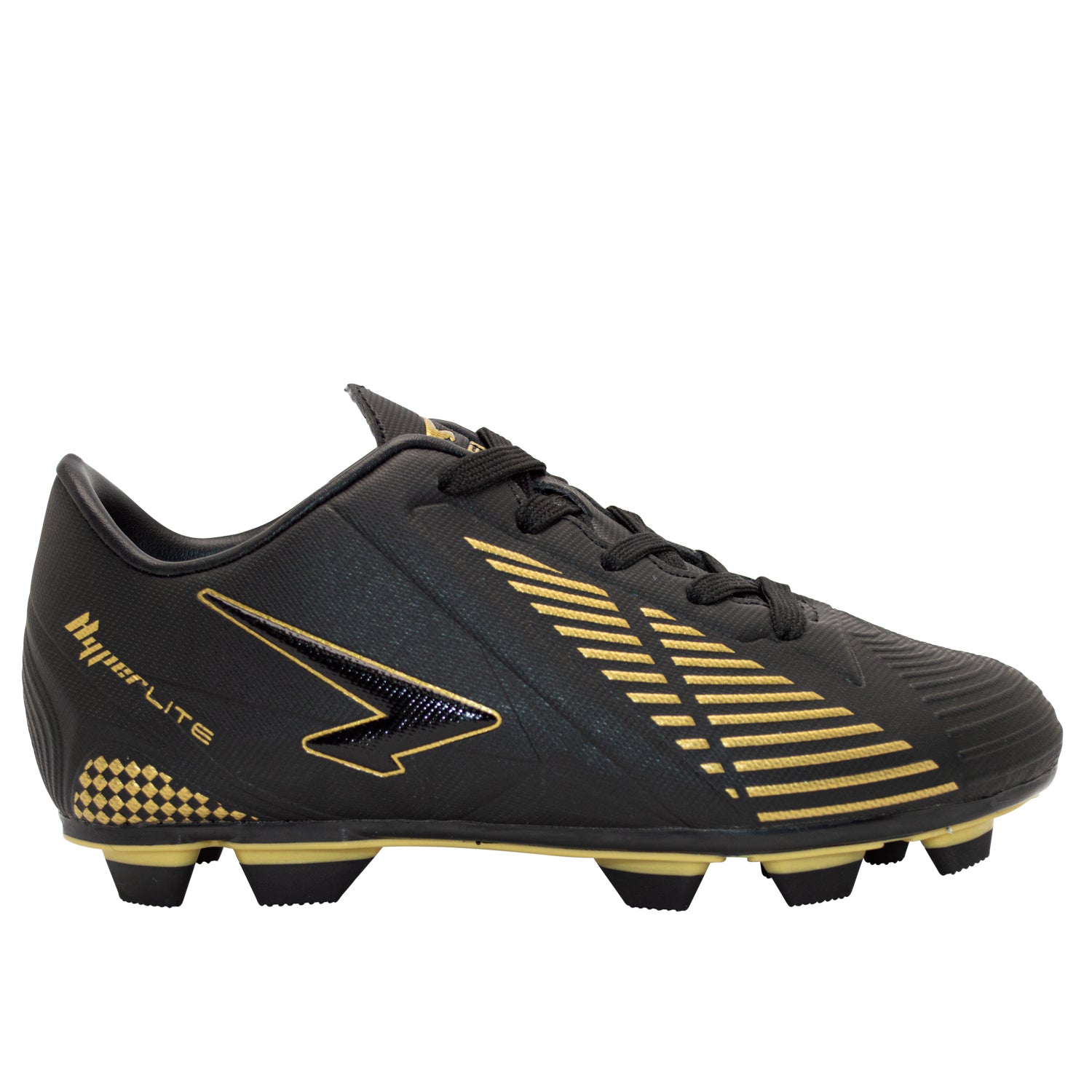 Vector Senior Wide Fit Football Boots - Black/Gold