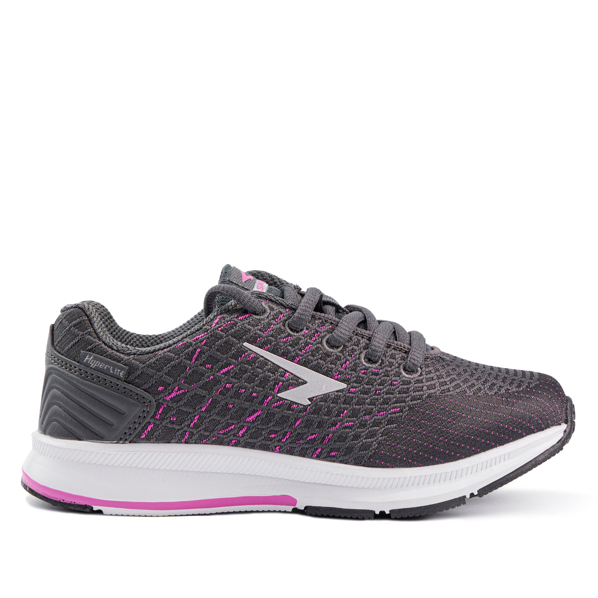 Weave Girls Lace Runners - Charcoal Fuchsia