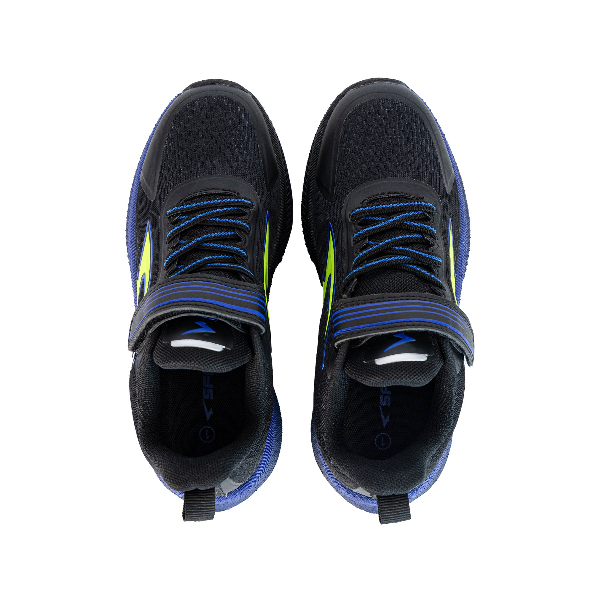 Zephyr Boy's Performance Runner V Strap - Black/Royal/Lime