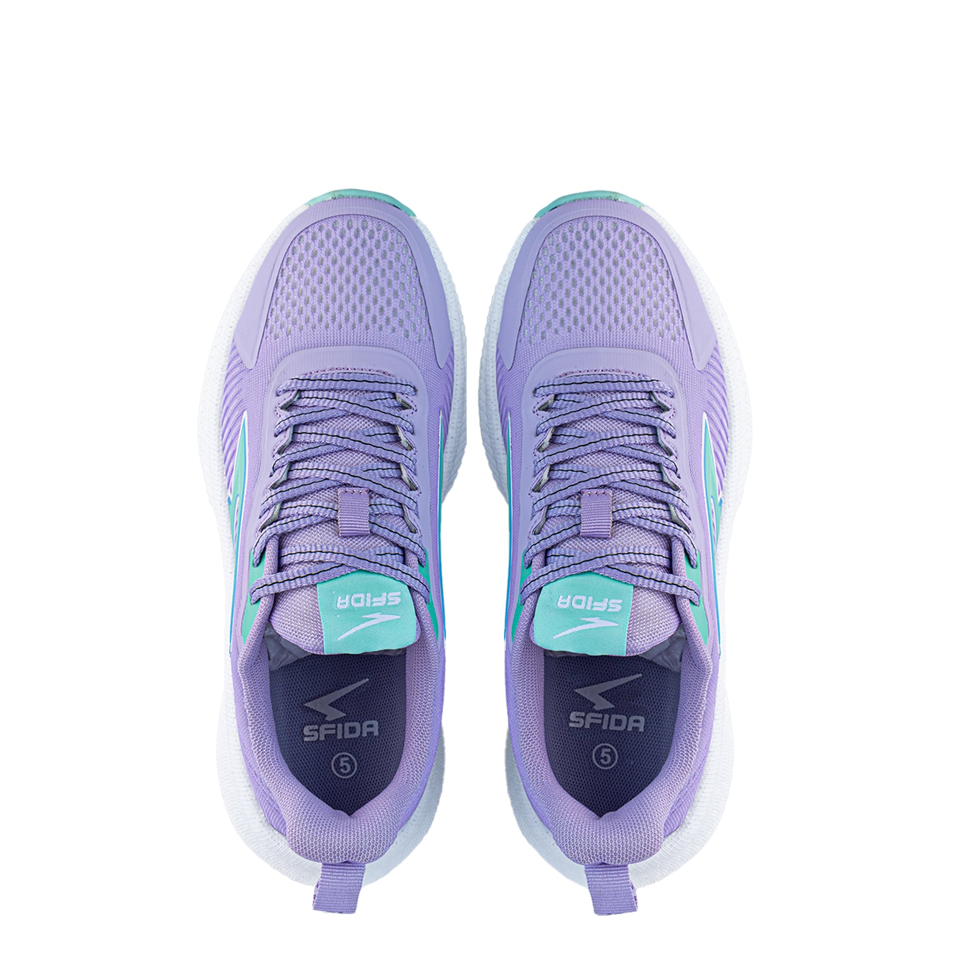 Zephyr Girl's Performance Runner Lace Up - Lilac/Mint