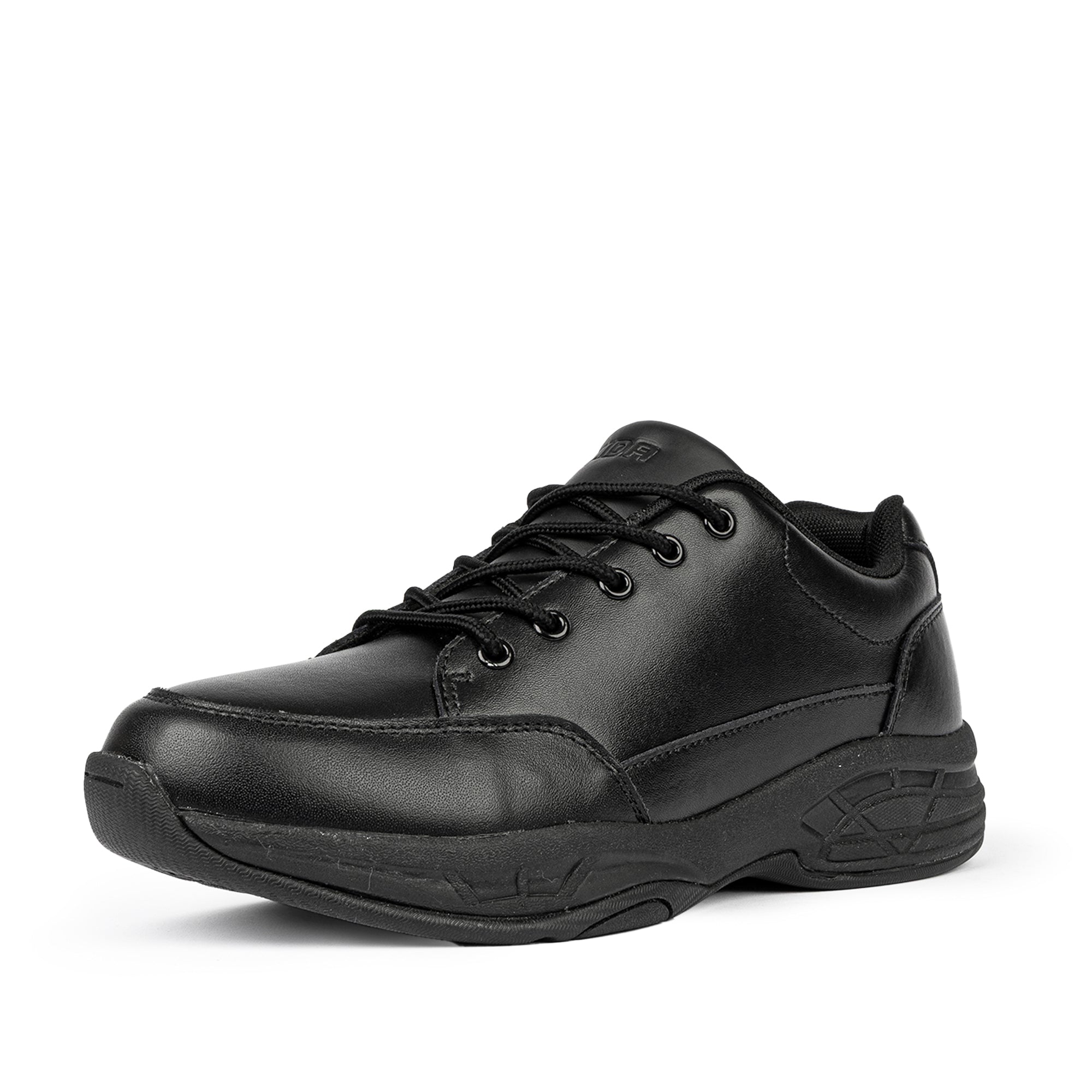 Alex 2 Junior Leather Lace Up School Shoe - Black