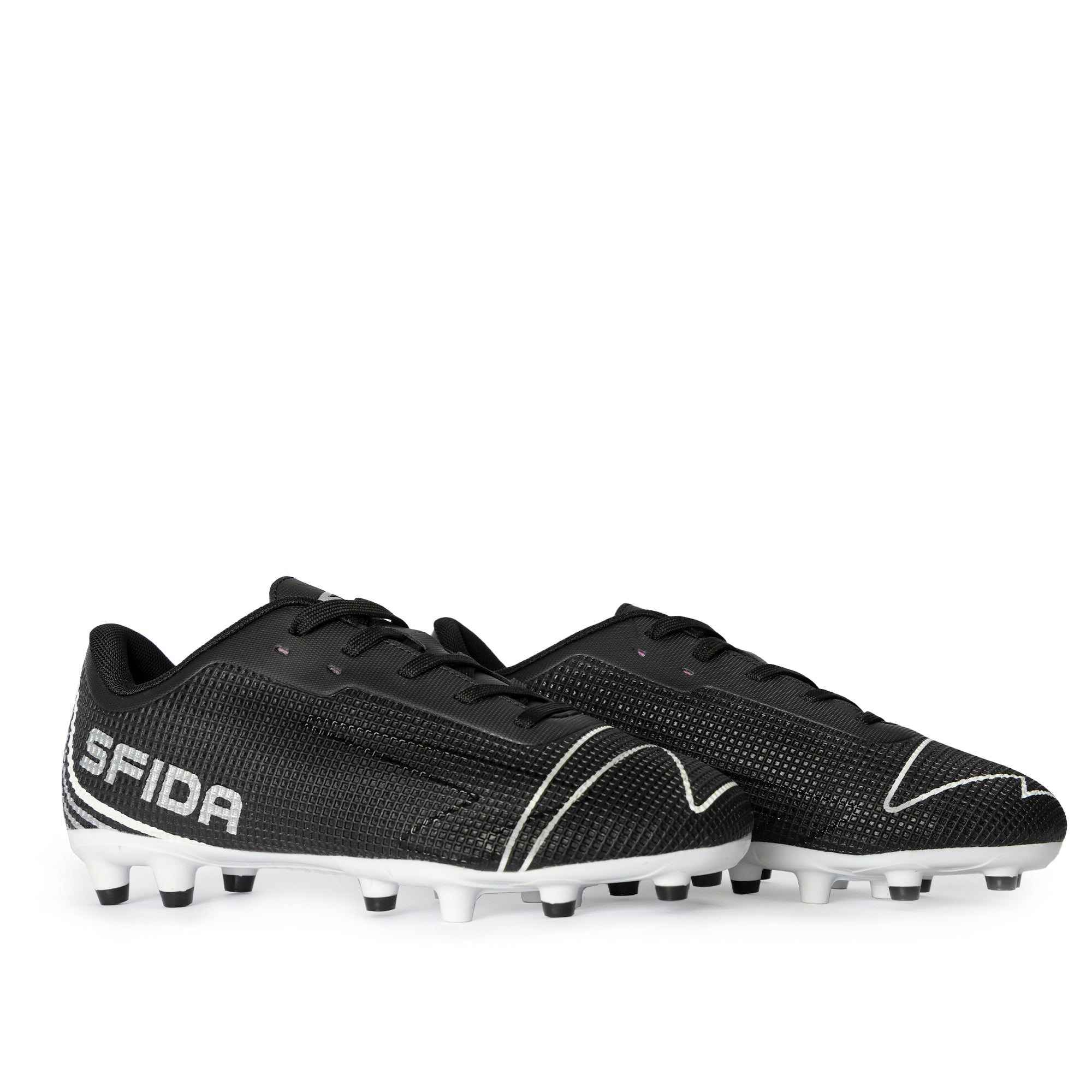 Conquer Kid's Football Boots - Black