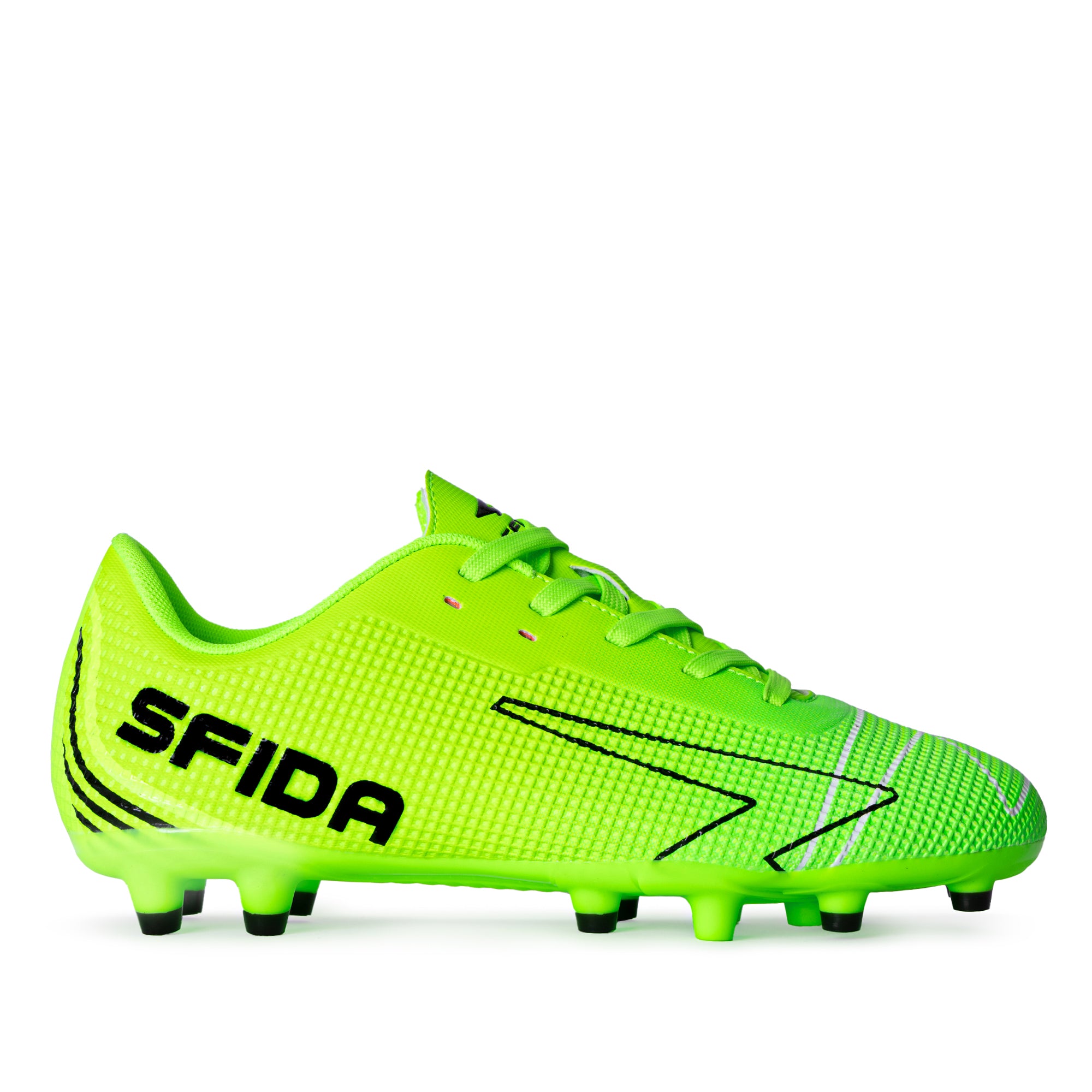 Conquer Kid's Football Boots - Lime