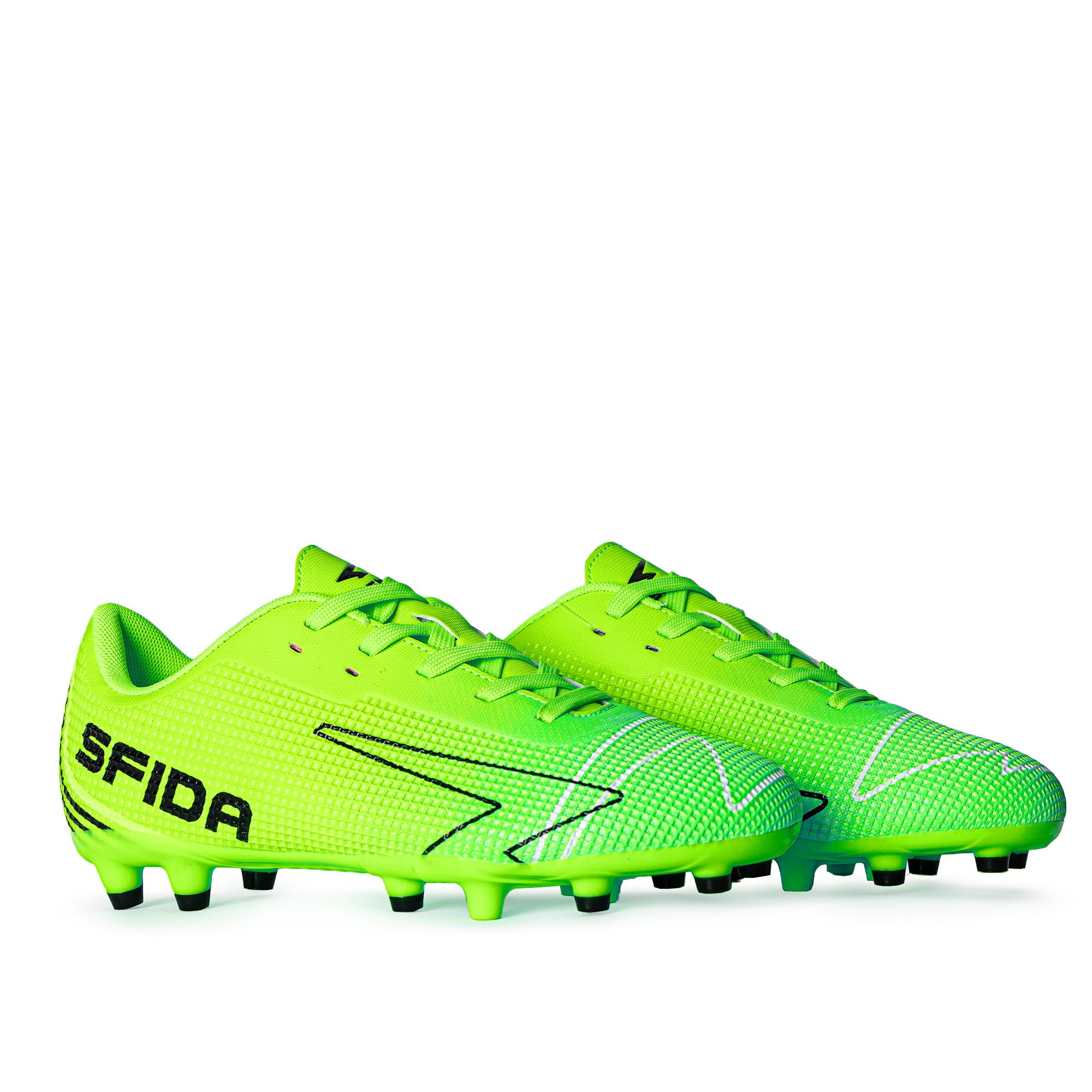 Conquer Kid's Football Boots - Lime