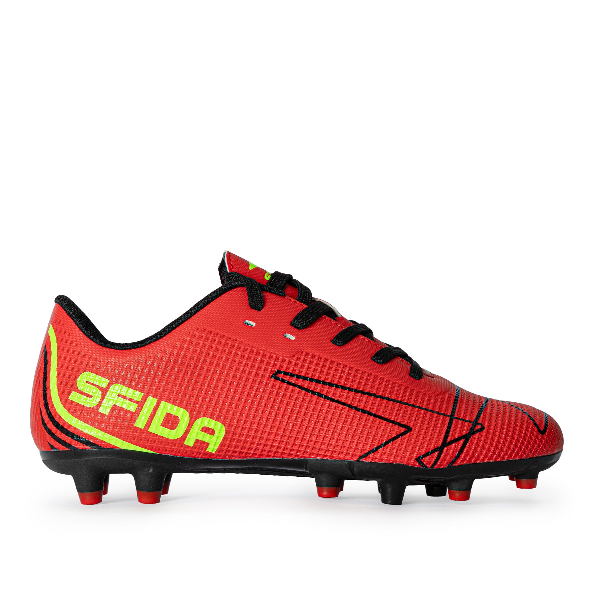 Conquer Kid's Football Boots - Red