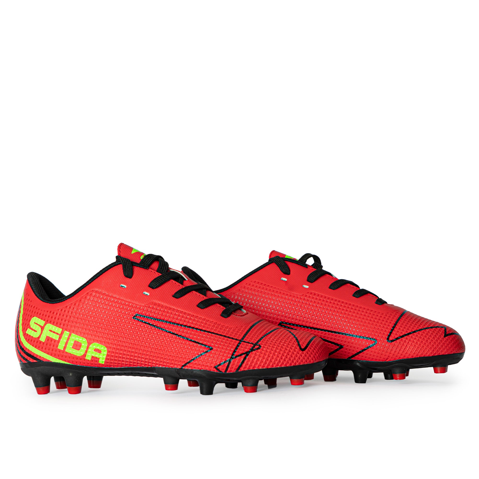 Conquer Kid's Football Boots - Red