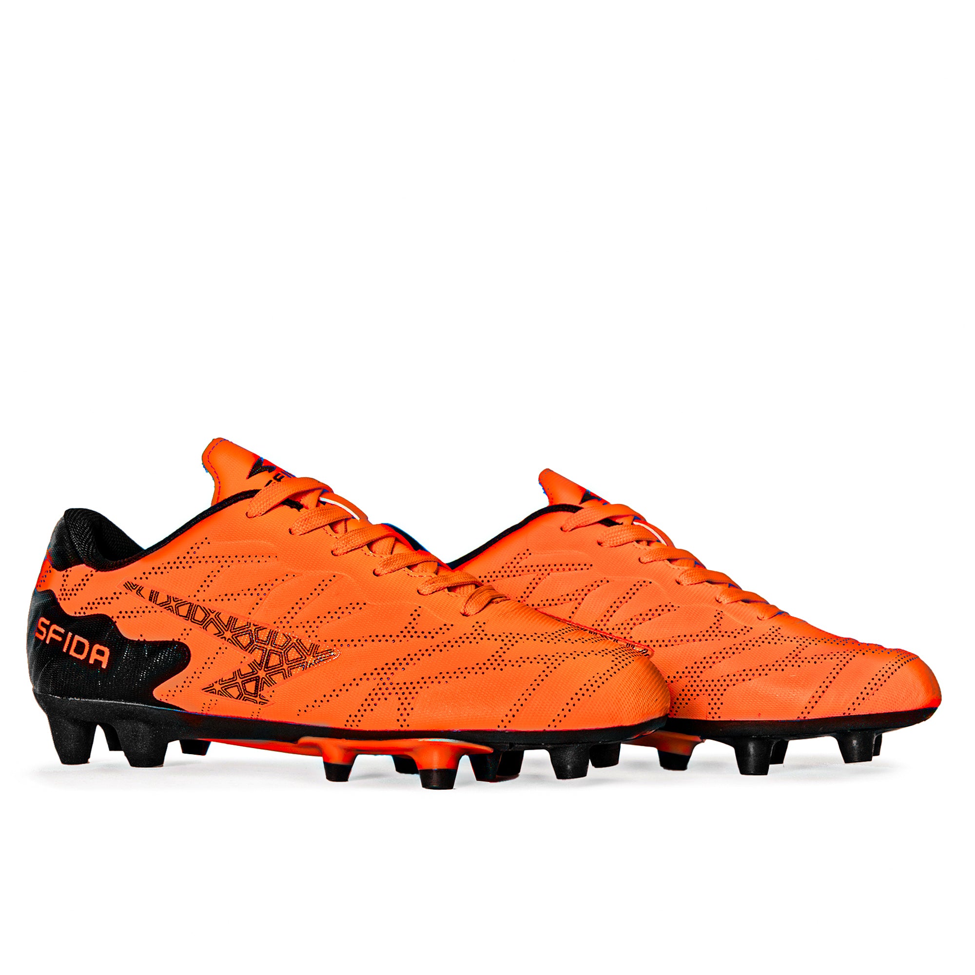 Launch Kid's Football Boots - Orange/Black