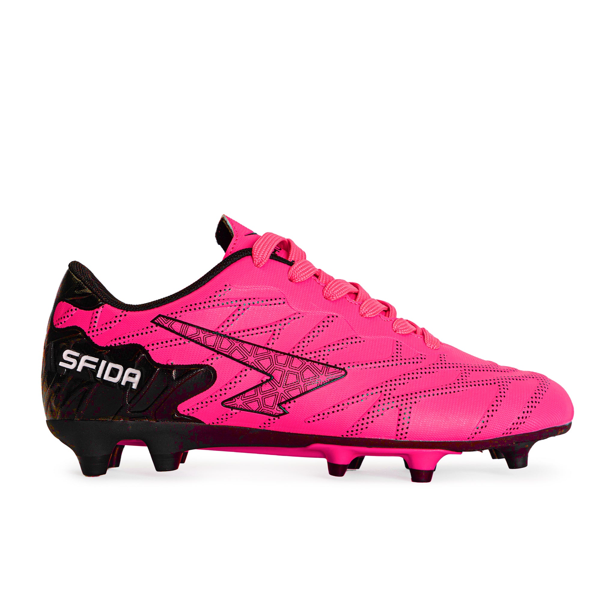 Launch Kid's Football Boots - Pink/Black