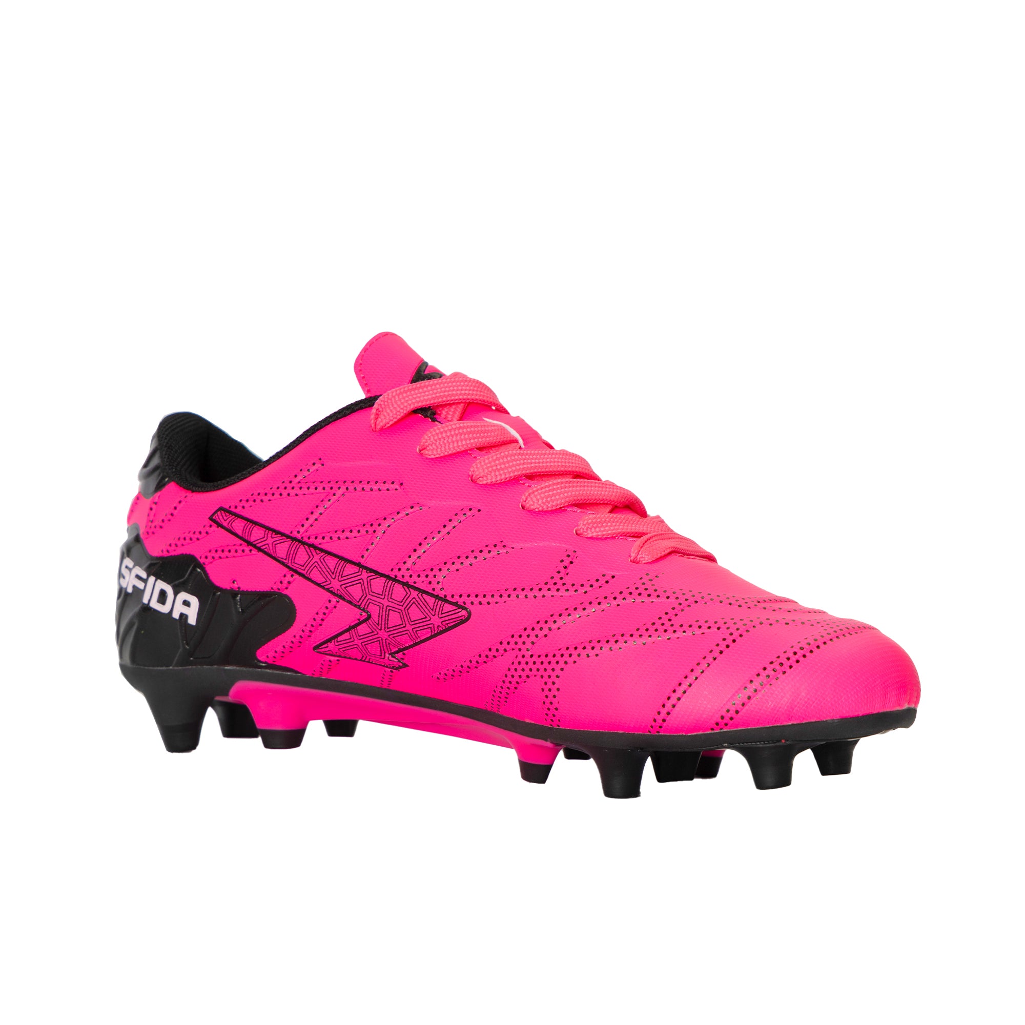 Launch Kid's Football Boots - Pink/Black