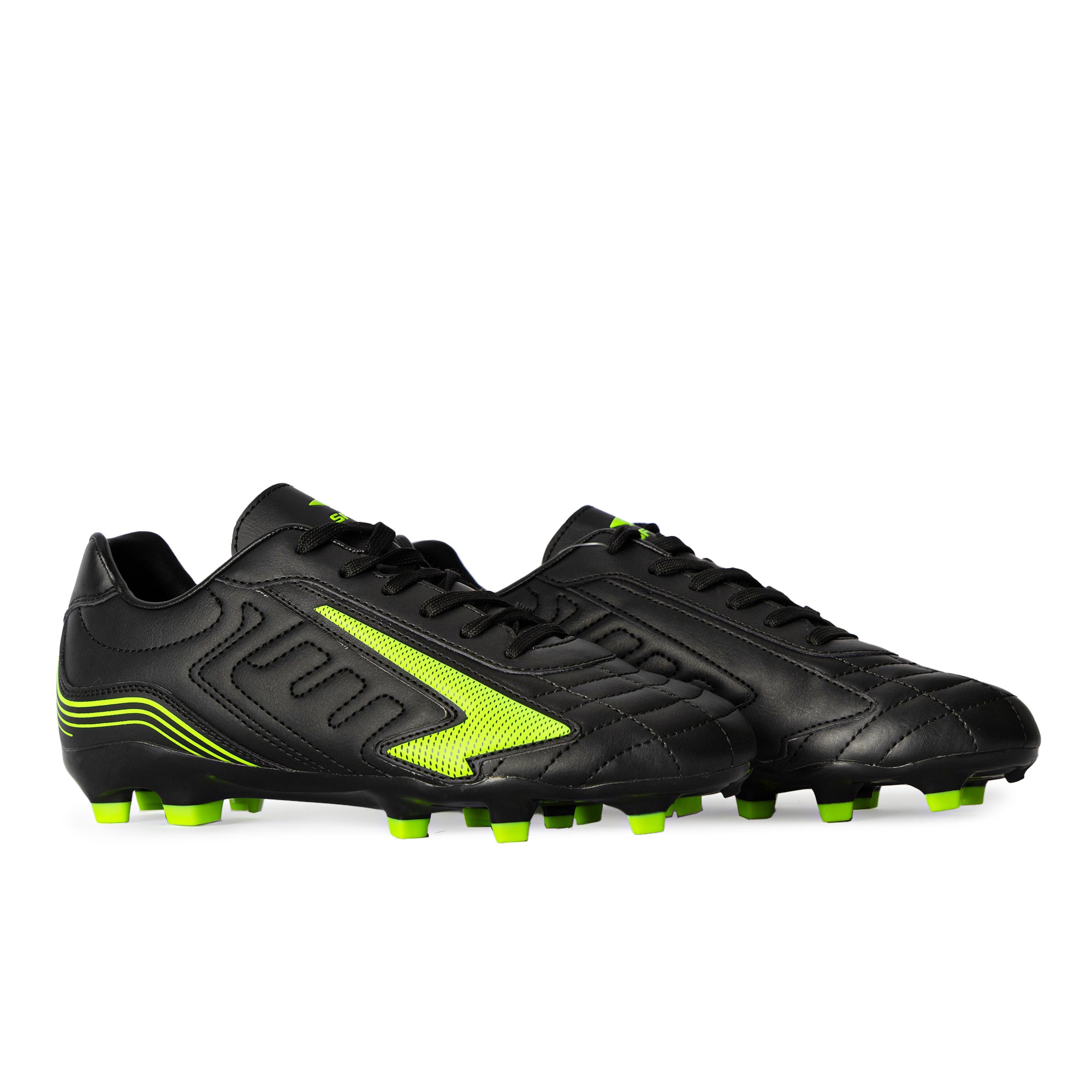 Legend Kid's Football Boots - Black/Lime