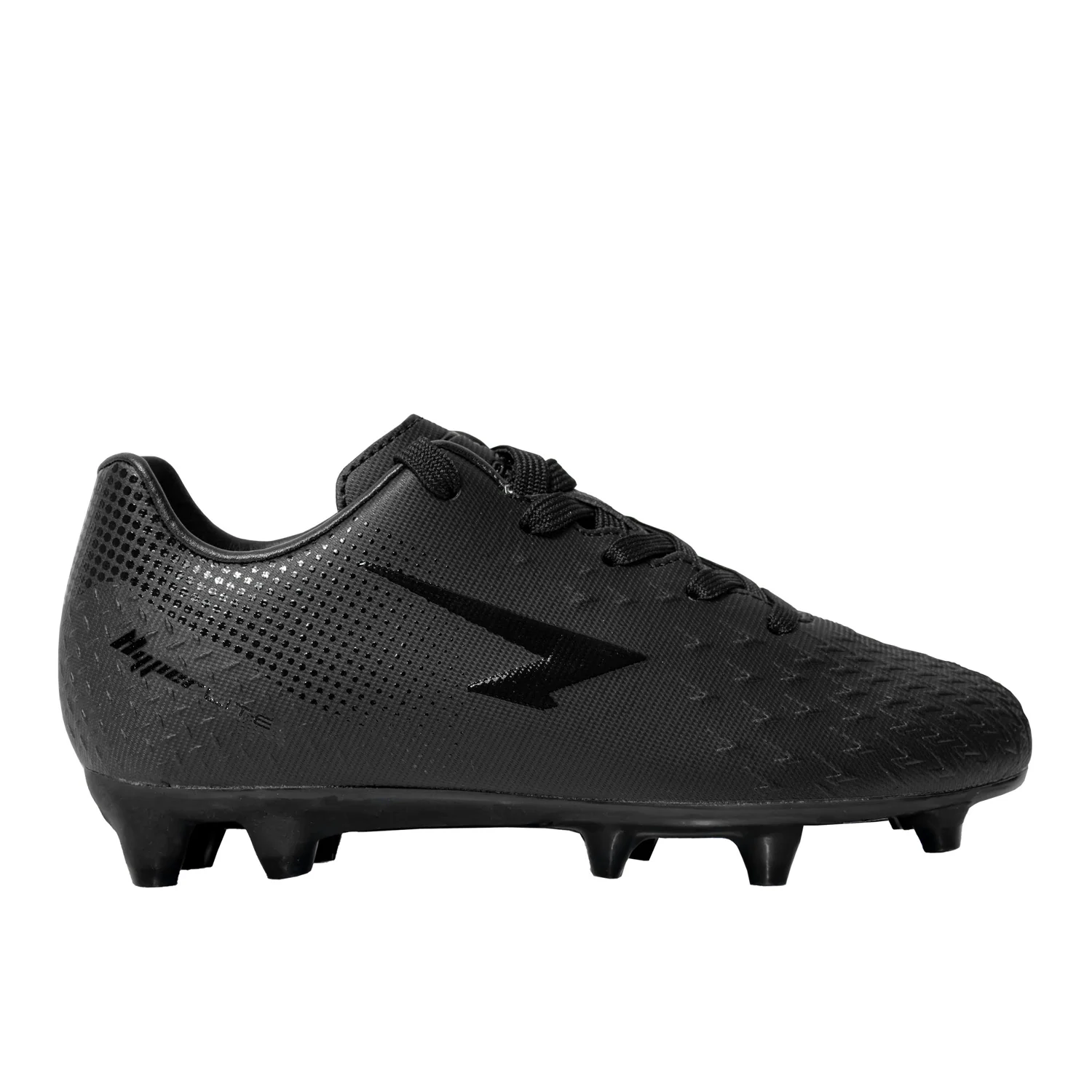 Pace Wide Senior Football Boots - Black/Black