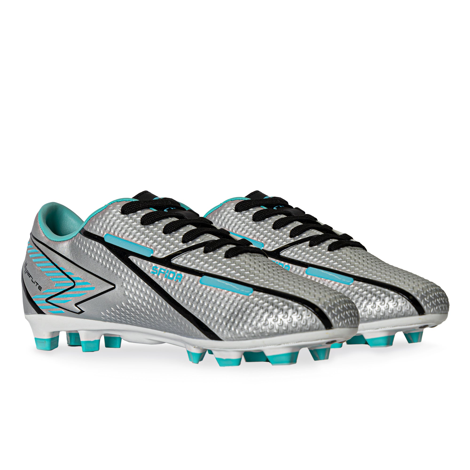 Strike Kid's Football Boots -Silver/Blue