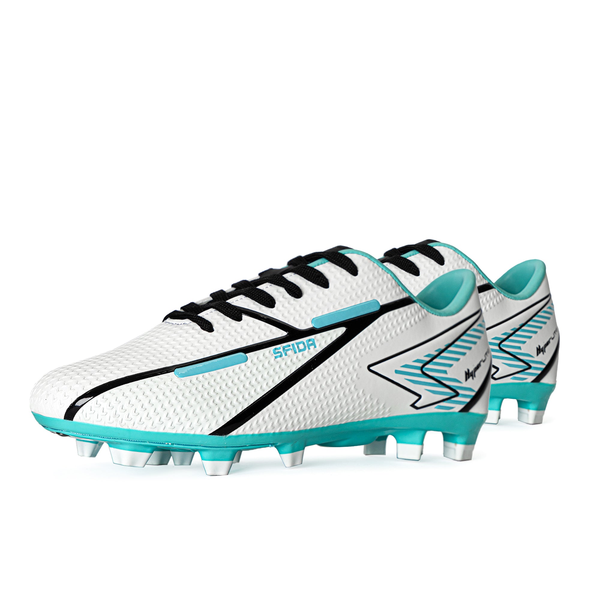 Strike Kid's Football Boots - White/Blue