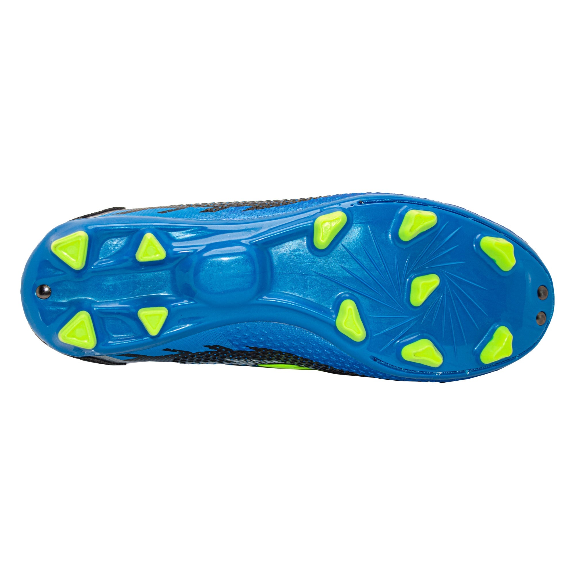 Green and shop blue football boots