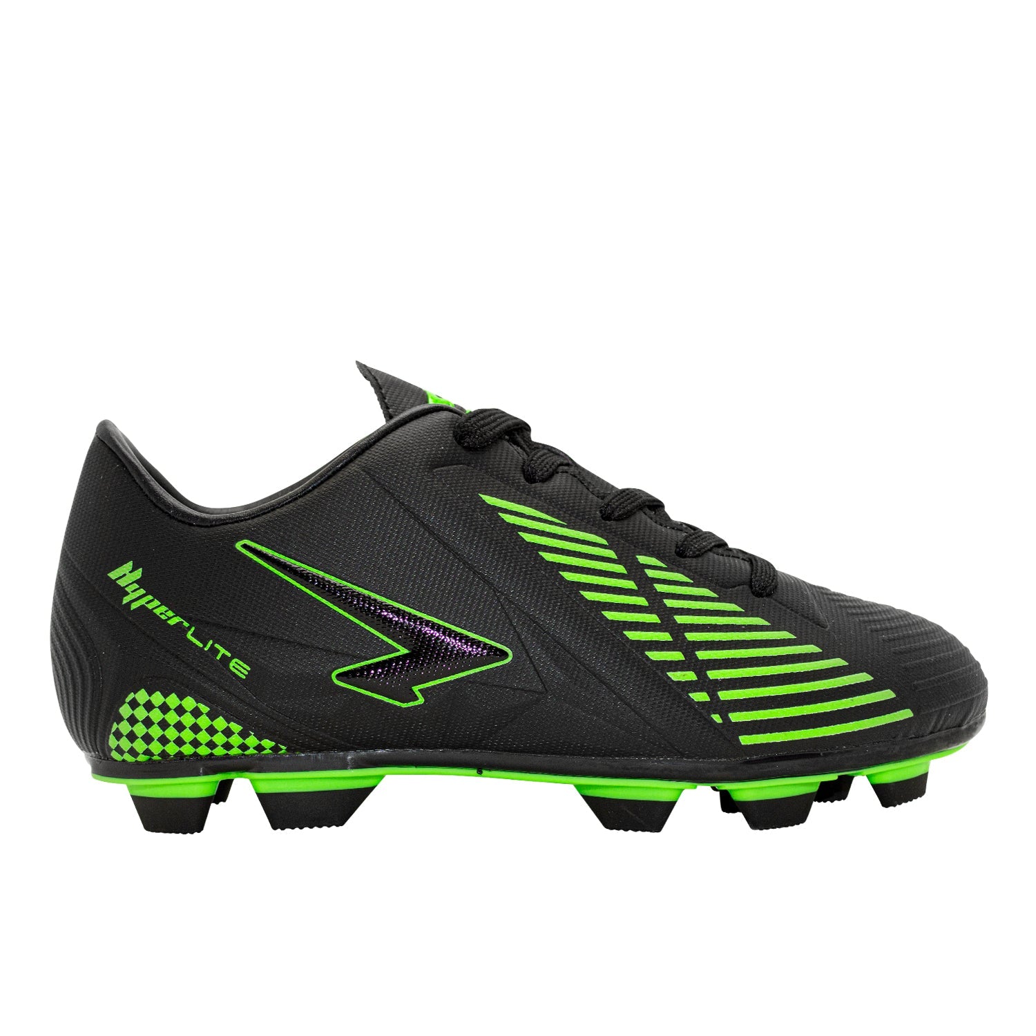 Vector Junior Football Boots - Black/Green